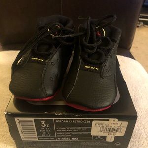 Child (3c) Jordan 13 Retro Blk/Red/Ylw (DS)